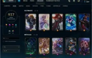 conta d1 quase todas skin