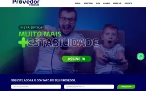 Site pronto para empresa provedoras de internet