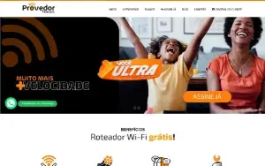 Site pronto para empresa provedoras de internet