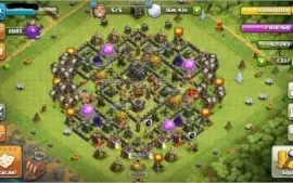 Clash of Clans Cv 9 Bem Upado.