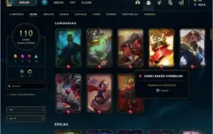 Conta de LoL de 2010 - Corki Ovni, Janna Vitoriosa.