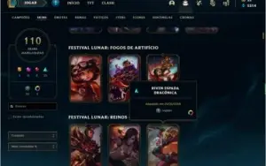 Conta de LoL de 2010 - Corki Ovni, Janna Vitoriosa.