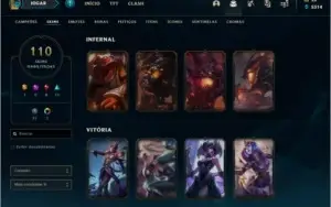 Conta de LoL de 2010 - Corki Ovni, Janna Vitoriosa.