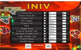 Auto Healer - Tibia Global - Iniv Bot
