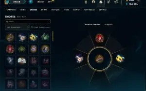 Mestre com 20 Champs e 3 Skins + 1380 RP