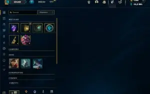 Mestre com 20 Champs e 3 Skins + 1380 RP