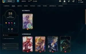 Conta League of Legends + Valorant