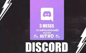 Discord Nitro Gaming 3 Mêses + 6 Impulsos + Promoção + Brind