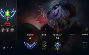 Conta diamante 1 lol