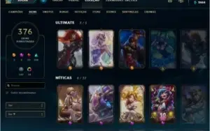 CONTA TOP DE LOL - DIAMANTE DESDE 2015 MAIS DE 350+ SKINS