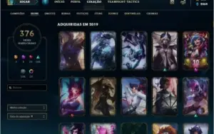CONTA TOP DE LOL - DIAMANTE DESDE 2015 MAIS DE 350+ SKINS
