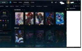 CONTA LEAGUE OF LEGENDS Diamont V PRA VENDER HOJE