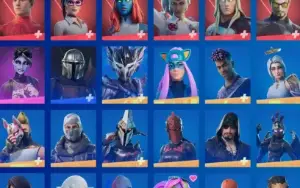 conta fortnite 170 skins c/ picareta minty