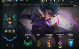 conta lol nova acompanha dados de criação