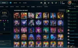 League of Legends - Conta LOL todos CHAMPS + 228 skins RARAS