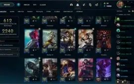 League of Legends - Conta LOL todos CHAMPS + 228 skins RARAS