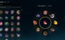Conta lv 575, D4 2024, 558 skins, 322 cromas, all champs