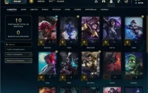 Conta prata 2 com 22 Champs e 5 Skins