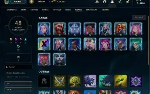 Conta prata 2 com 22 Champs e 5 Skins