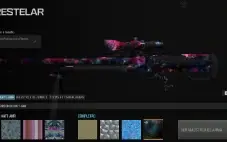 Conta Call of Duty MW3/Warzone 2 com camuflagem INTERSTELLAR