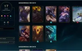 Conta Lv 56 Ouro 4 com 17 skin algumas muito raras