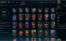 Conta league of legends diamante 4 todos champs barato