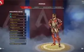 CONTA APEX LEGENDS, TODAS SKIN DA WRAITH (-1)