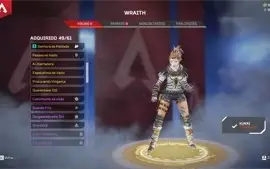 CONTA APEX LEGENDS, TODAS SKIN DA WRAITH (-1)