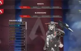 CONTA APEX LEGENDS, TODAS SKIN DA WRAITH (-1)