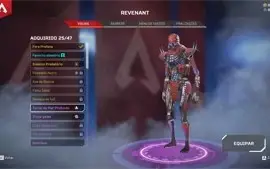 CONTA APEX LEGENDS, TODAS SKIN DA WRAITH (-1)