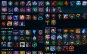 Conta LOL Todos Champs e 133 skins