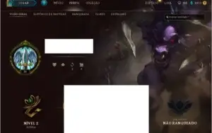 Conta 24 campeões 2 skins 3 runepages unranked