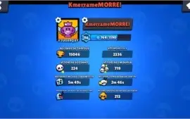 Conta brawl stars 14k e shely estelar e 29 brawlers