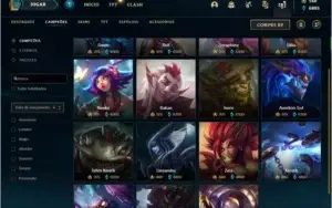 Conta platina 4 com RYZE TRIUNFANTE, 140 champs e 104 skins