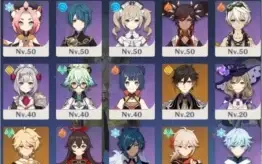 CONTA AR46 5 NAT5* QIQI/KLEE/ZHONGLI/CHILDE/KAZUHA