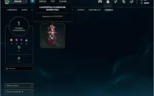 Conta DIAMANTE 1 com 5 skins e 34 champs