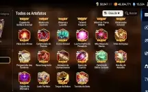 Conta de epic seven com 2 ML + 15 k de gemas + 900 folhas