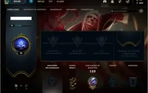 Conta Unranked com 17 skins e 53 champs