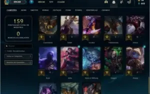 Conta Unranked com 17 skins e 53 champs