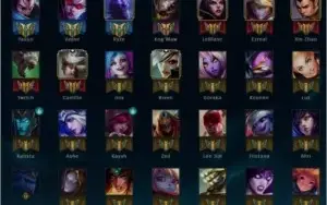 Conta diamante 1 Quase todos os campeoes, muitas skins!