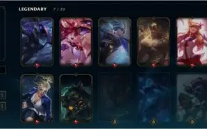Conta diamante 1 Quase todos os campeoes, muitas skins!