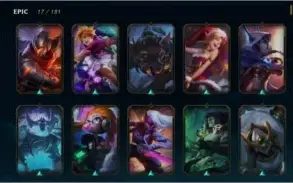 Conta diamante 1 Quase todos os campeoes, muitas skins!
