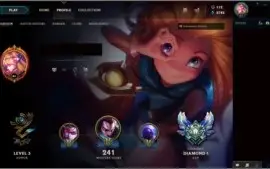 Conta diamante 1 Quase todos os campeoes, muitas skins!