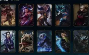 Conta diamante 1 Quase todos os campeoes, muitas skins!