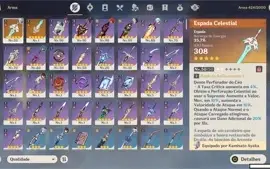 conta ar 55 7 personagens tier 5 e 2 armas tier 5