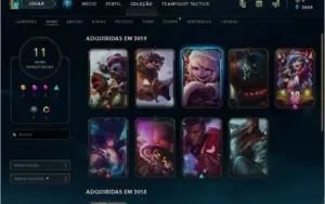 Diamanate 3 - 34 Champions 11 Skins (Rakan Guardião Estelar)
