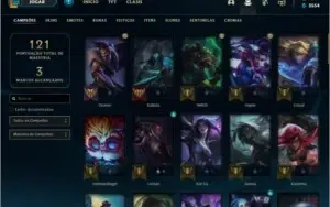 Conta de lol prata 1 ex platina