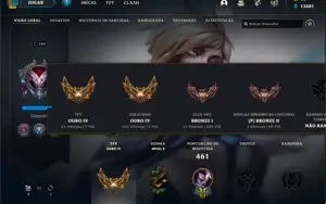 CONTA OURO 4 COM 105 SKINS