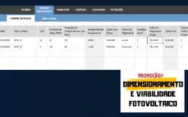 Planilha de Dimensionamento e Viabilidade Fotovoltaica