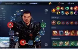 CONTA MIR4, GUERREIRO LEVEL 92, 122K DE POWER REAL PVP